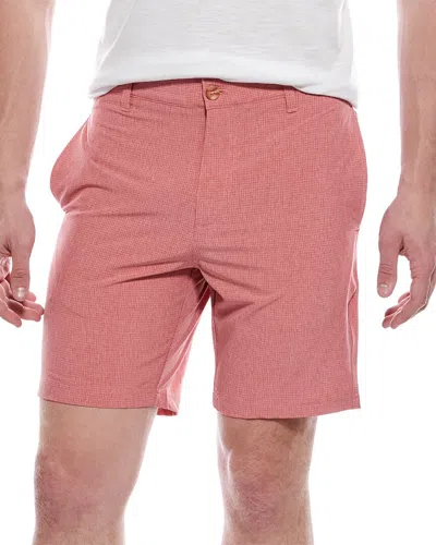 Tailorbyrd Grid Performance Short In Pink