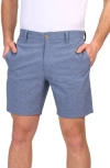 Tailorbyrd Grid Performance Shorts In Blue