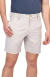 Tailorbyrd Grid Performance Shorts In Gray