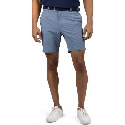 Tailorbyrd Grid Performance Shorts In Blue