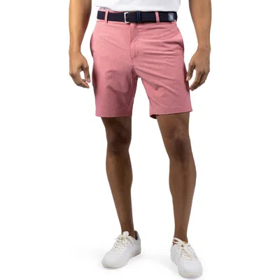 Tailorbyrd Grid Performance Shorts In Pink