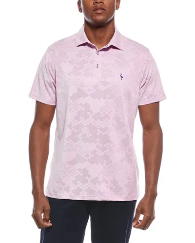 Tailorbyrd Honeycomb Jacquard Textured Performance Polo Shirt