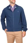 Tailorbyrd Hooded Performance Jacket In Blue