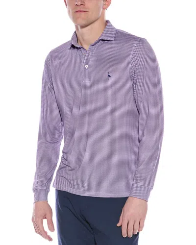 Tailorbyrd Houndstooth Printed Performance Polo Shirt