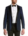 Tailorbyrd Jacquard Jacket In Metallic