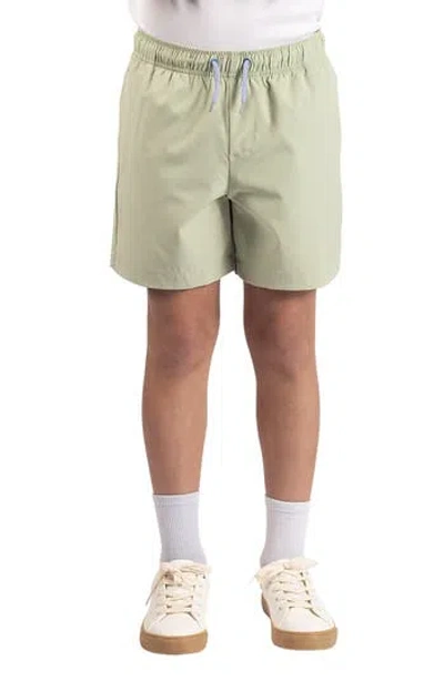Tailorbyrd Kids' Drawstring Shorts In Green