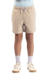 Tailorbyrd Kids' Drawstring Shorts In Neutral