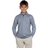 Tailorbyrd Kids' Modal Blend Polo In Animal Print