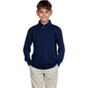 Tailorbyrd Kids' Modal Blend Polo In Blue
