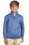 Tailorbyrd Kids' Quarter Zip Pullover In Slate Blue