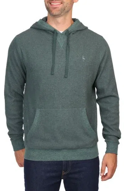 Tailorbyrd Knit Hoodie In Green Heather
