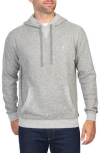 Tailorbyrd Knit Hoodie In Grey Heather