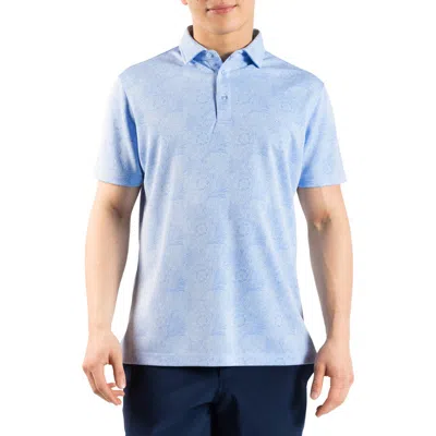 Tailorbyrd Knit Polo In Blue