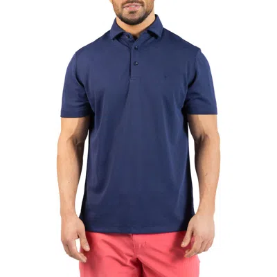 Tailorbyrd Knit Polo In Blue