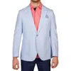 Tailorbyrd Linen Blend Sport Coat In Blue