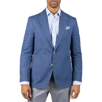 Tailorbyrd Linen Blend Sport Coat In Blue
