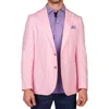 Tailorbyrd Linen Blend Sport Coat In Pink