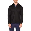 Tailorbyrd Long Sleeve Polo In Black