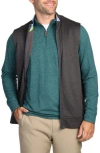 Tailorbyrd Luxe Fleece Performance Vest In Charcoal