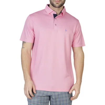 Tailorbyrd Luxe Modal Blend Polo In Rose Pink