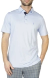 Tailorbyrd Luxe Modal Blend Polo In Sky Blue