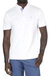 Tailorbyrd Luxe Modal Blend Polo In White