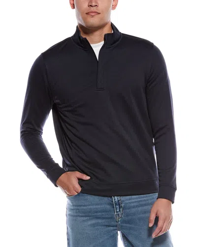 Tailorbyrd Luxe Performance 1/4-zip Mock Pullover In Blue
