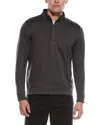 Tailorbyrd Luxe Performance 1/4-zip Mock Pullover In Gray