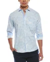 Tailorbyrd Mandala Print Shirt In Blue