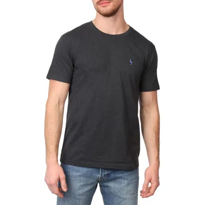 Tailorbyrd Mélange Crewneck T-shirt In Black Onyx