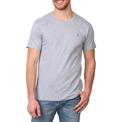 Tailorbyrd Mélange Crewneck T-shirt In Light Grey Heather