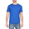 Tailorbyrd Mélange Crewneck T-shirt In Royal Blue