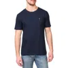 Tailorbyrd Mélange Crewneck T-shirt In True Navy