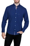 Tailorbyrd Mélange Performance Button Down Shirt In Animal Print