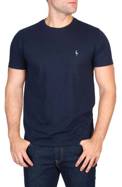 Tailorbyrd Mélange Performance T-shirt In Blue