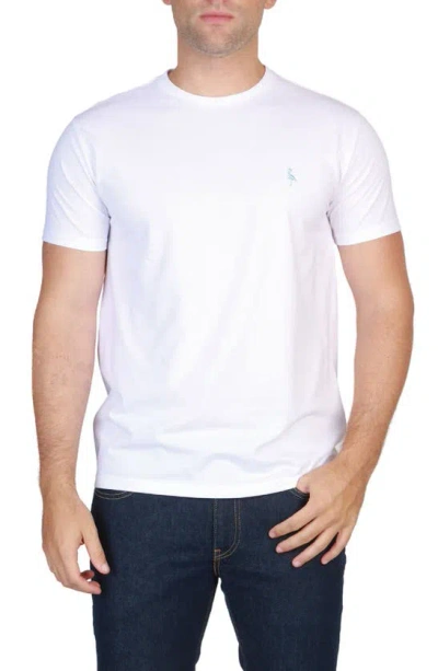 Tailorbyrd The Classic Cotton Crew Neck Tee In Black