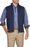 Tailorbyrd Mélange Sweater Vest In Navy