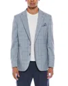 Tailorbyrd Mélange Windowpane Sportcoat In Gray
