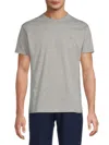 Tailorbyrd Men's Cotton Blend T-shirt In Grey Heather