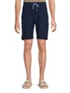 Tailorbyrd Men's French Terry Logo Shorts In Grey Heather