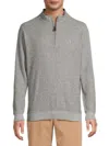 Tailorbyrd Men's Knit Pullover In Grey Heather