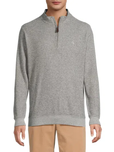 Tailorbyrd Men's Knit Pullover In Grey Heather