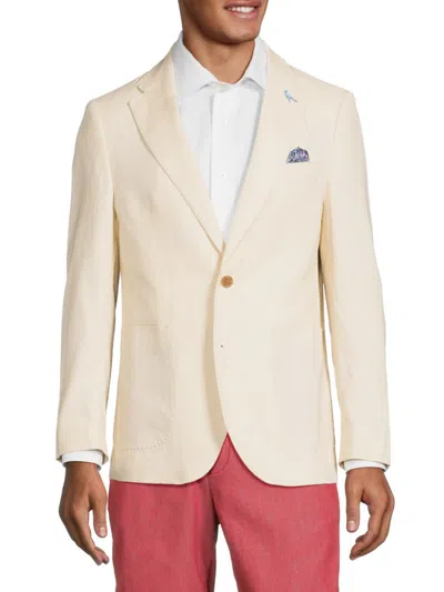 Tailorbyrd Men's Linen Blend Sportcoat In Ecru