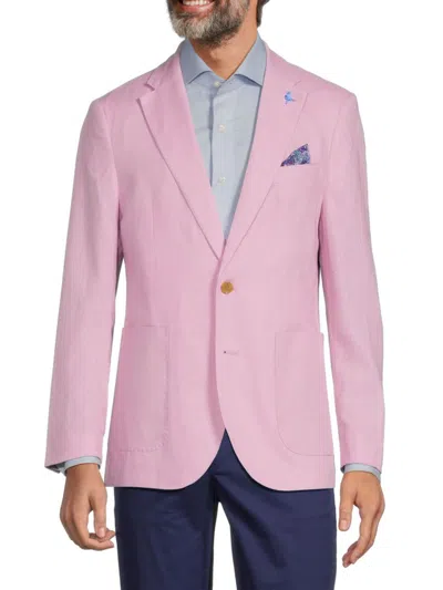 Tailorbyrd Men's Linen Blend Sportcoat In Lilac