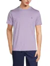 Tailorbyrd Tonal Melange Performance Tee In Cloud Berry
