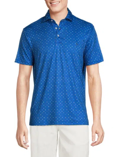 Tailorbyrd Men's Pool Balls Performance Polo In Admiral Blue