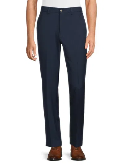 Tailorbyrd Men's Solid Dress Pants In Navy