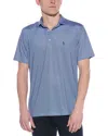 Tailorbyrd Micro Stripe Printed Performance Shirt In Blue