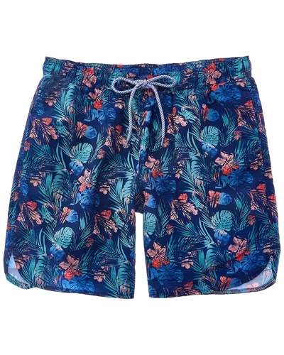 Tailorbyrd Midnight Tropical Swim Short