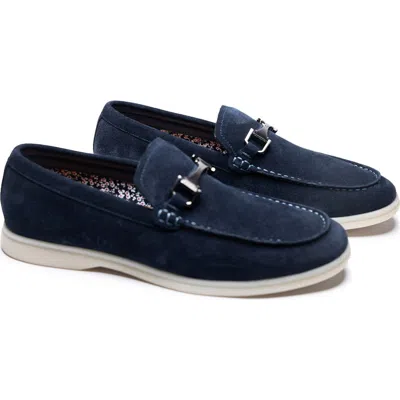 Tailorbyrd Mikey Bit Loafer In Blue